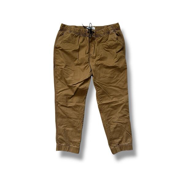 Old Navy Men's Built In Flex Modern Jogger Doe Brown Jack Pull On Drawstring XL - Picture 1 of 5